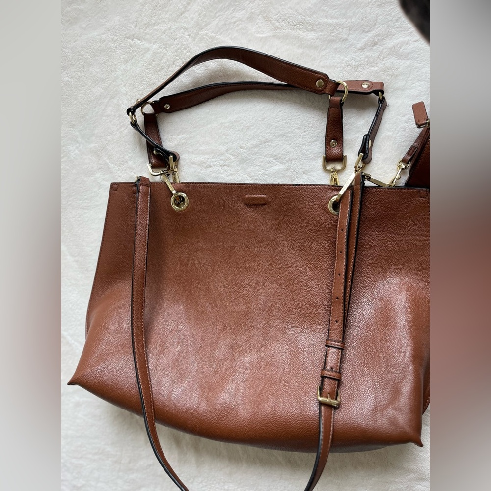 CK reversible tote with pouch shoulder & crossbody strap - Picture 6 of 12
